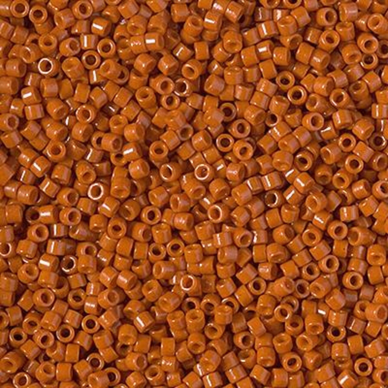 Miyuki Delica Bead 11/0, DB2352, Duracoat Opaque Dyed Terracotta, 5 grams